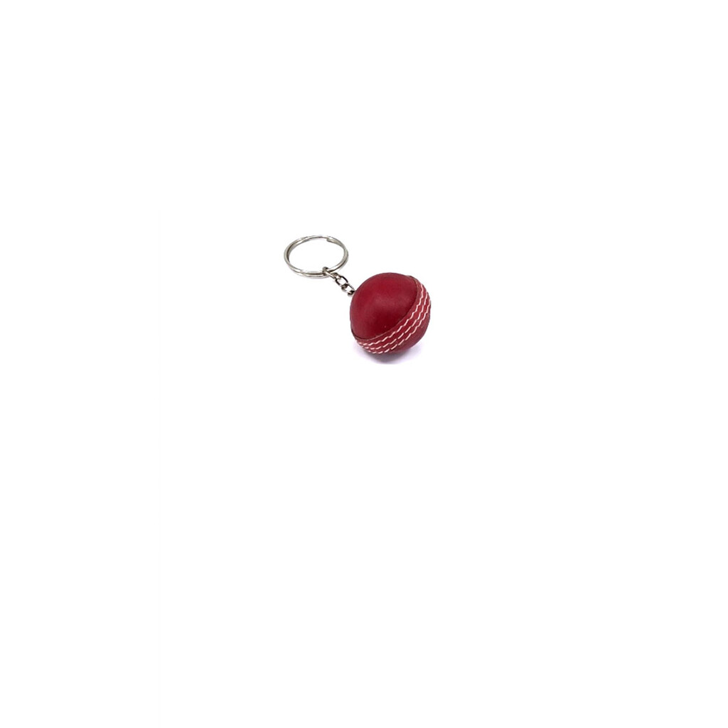 Cricket Ball Keychain