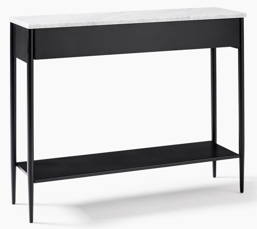 black outdoor console table