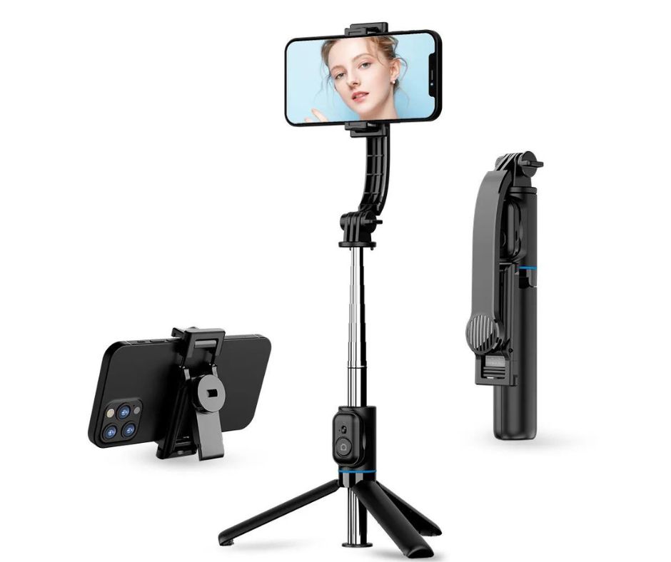 Palo selfie Estabilizador Smartek SMTK-109B trípode Bluetooth 3 en