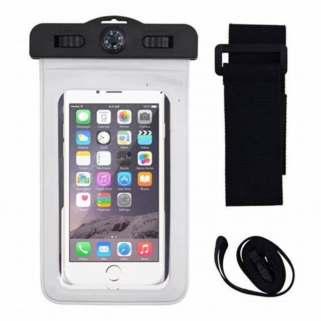 MOBILE WATERPROOF POUCH WITH COMPASS