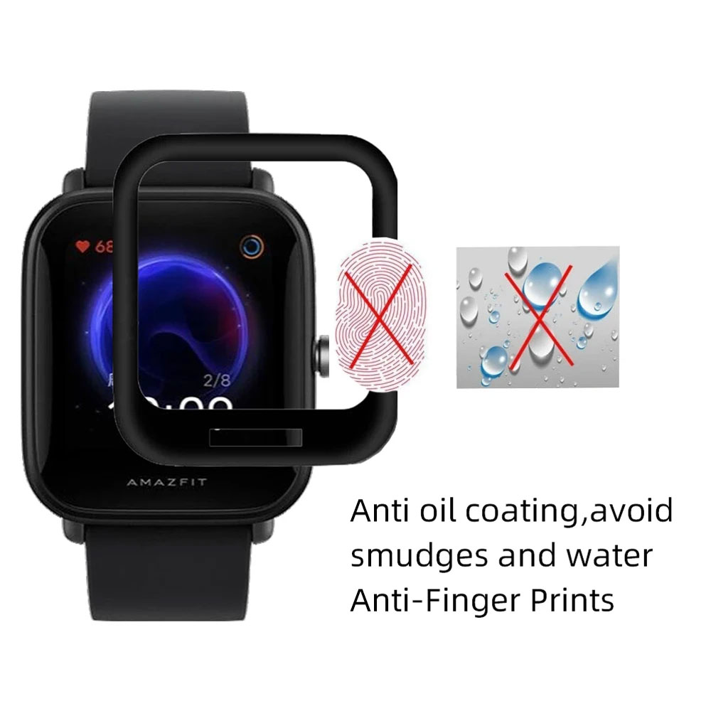 For Amazfit Bip 5 Smartwatch PMMA Plastic Full Screen Coverage Screen  Protector