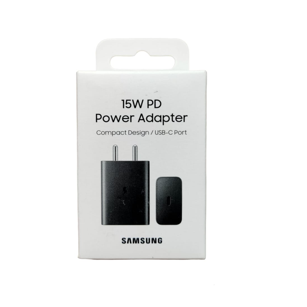 Samsung Original Travel Adapter 15W PD Power Adapter Compact Design / USB-C  Port ( Black )
