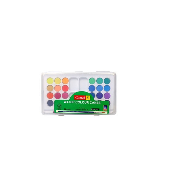 Camlin Water Colour Cakes 24 Shades, Packaging Type: Box at Rs 110/box in  New Delhi