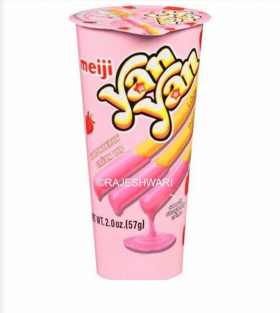 Yan Yan Strawberry Cream Snack, Yan Yan, Pantry