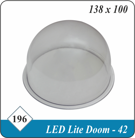 LED LITE DOOM 42 P.C GLASS