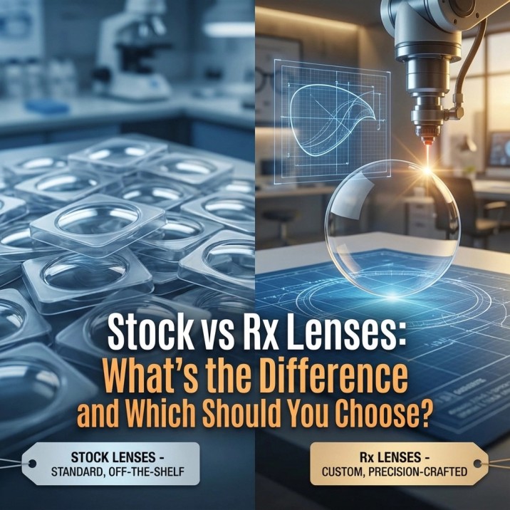 Stock vs Rx Lenses
