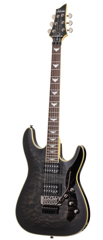 Schecter Omen Extreme-6 FR Electric Guitar - See-Thru Black