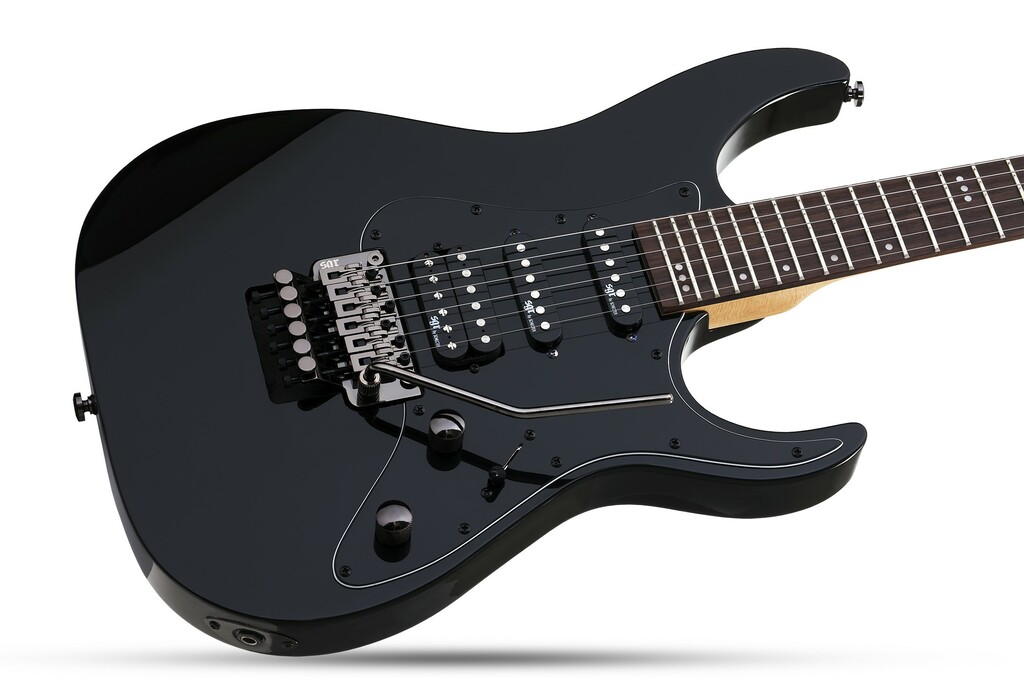 Schecter Banshee-6 FR SGR Electric Guitar - Gloss Black