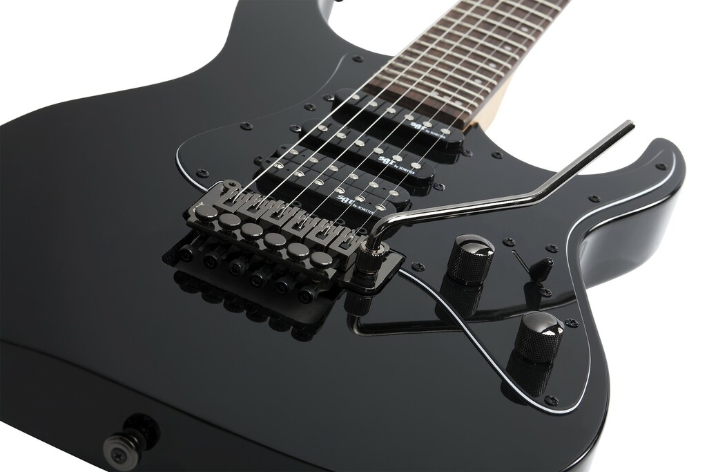 Schecter Banshee-6 FR SGR Electric Guitar - Gloss Black
