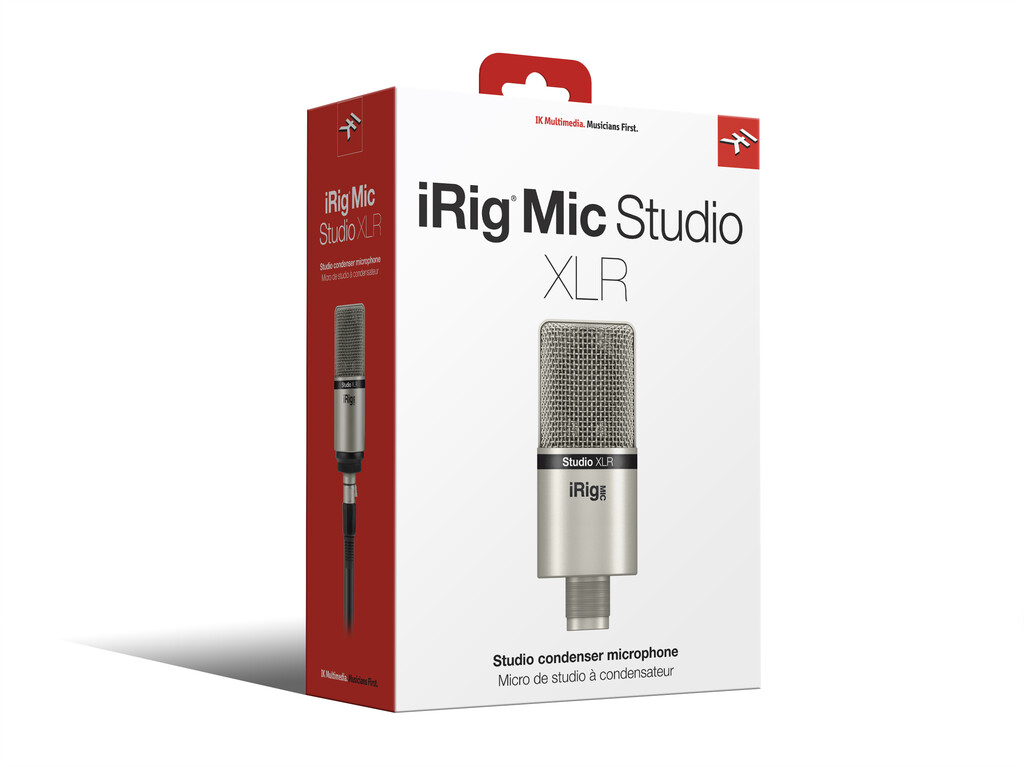 IK Multimedia IRig Mic Studio XLR Large Diaphragm Condenser Microphone