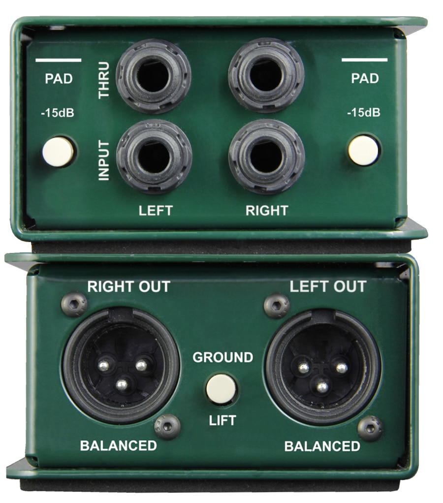 Radial JDI Stereo Jensen-equipped 2-channel Passive Instrument 