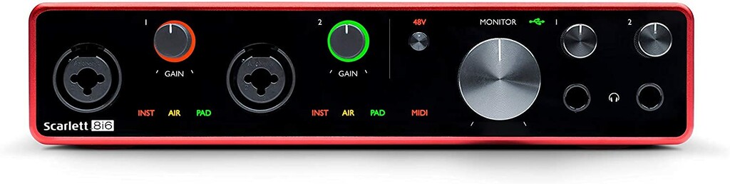 Focusrite Scarlett 8i6 オーディオインターフェース 3rd Amazon.co.jp: Focusrite Scarlett 8i6 3rd Gen オーディオ
