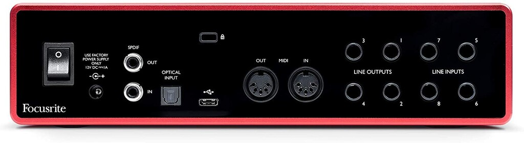 Focusrite Scarlett 18i8 3rd Gen USB Audio Interface