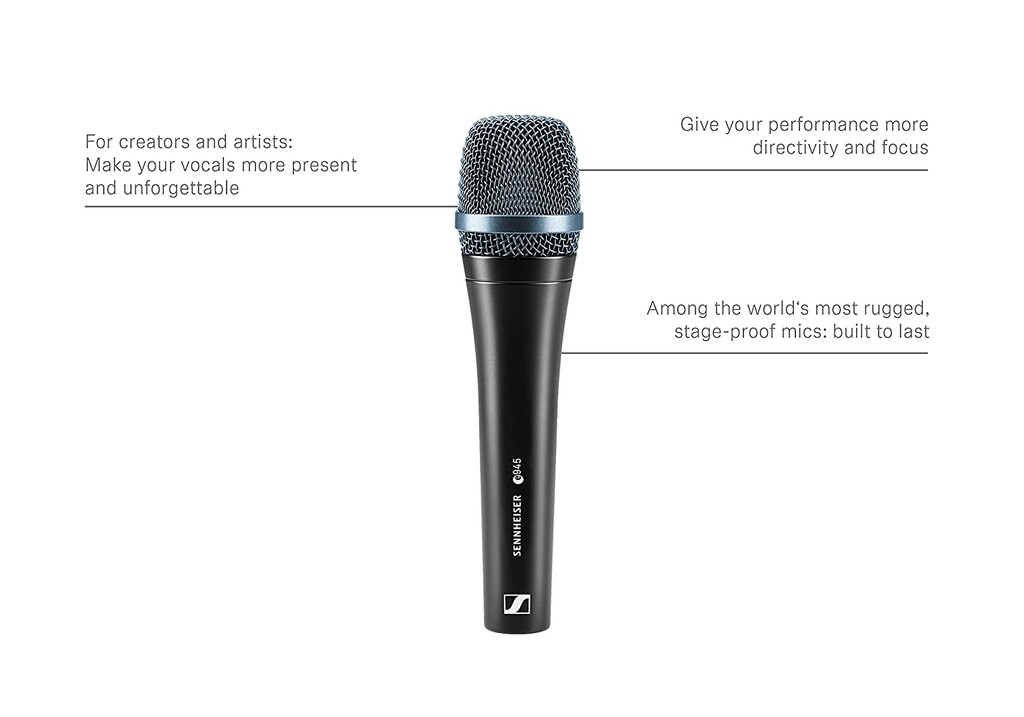 配信機器・PA機器・レコーディング機器 Roland cubestreet & SENNHEISER e945 SENNHEISER e945(ダイナミックマイク)(超単一指向性・スーパー