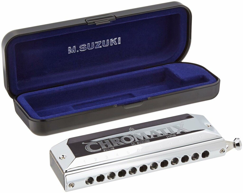 Suzuki SCX-48G Chromatix Series 12 Hole Harmonica Key Of G