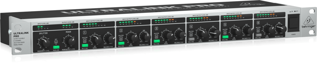 Behringer Ultralink Pro MX882 V2 Rackmount Mixer / Splitter