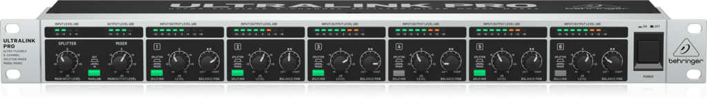 Behringer Ultralink Pro MX882 V2 Rackmount Mixer / Splitter