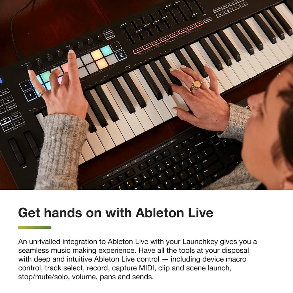 Novation Launchkey 37 MK3 37-key Keyboard Controller (Open Box) Novation Launchkey 37 MK3 37-key Keyboard Controller (Open Box)