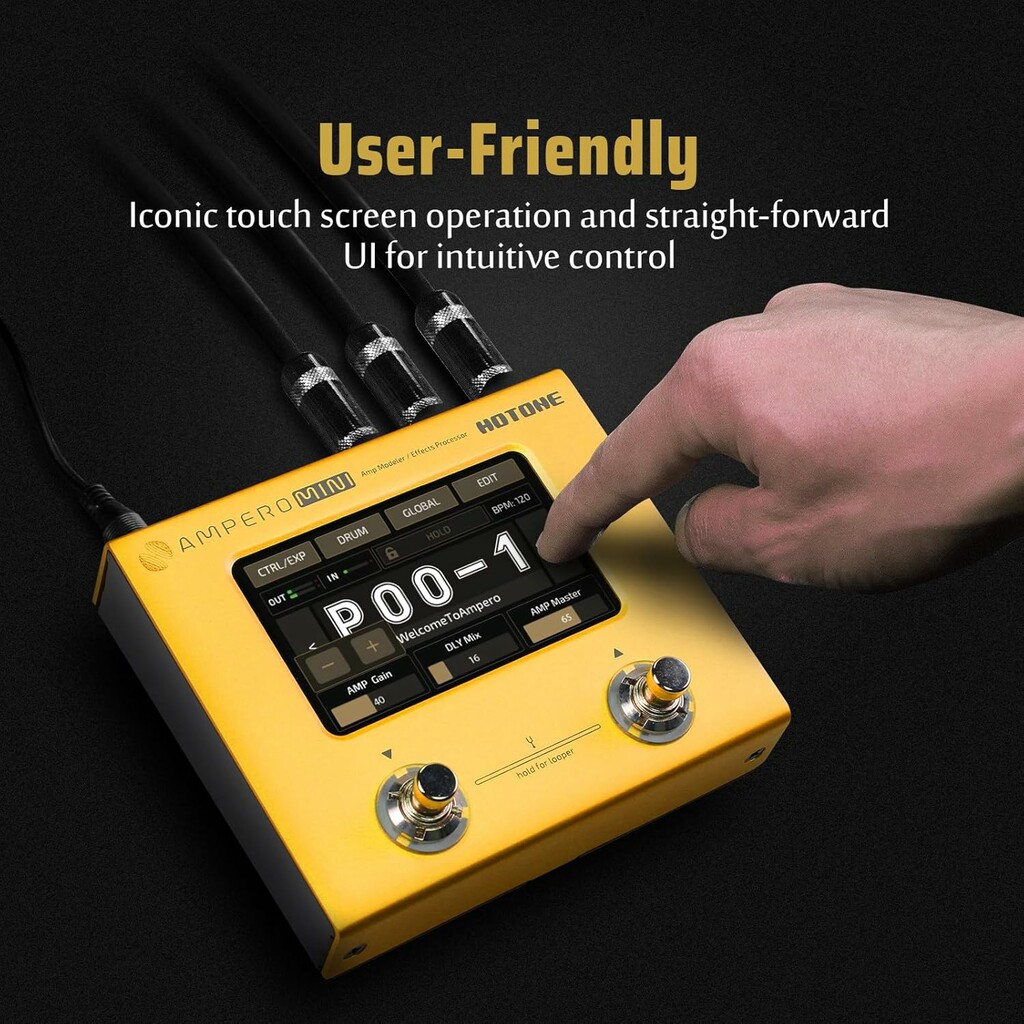 Hotone Ampero Mini MP-50MG Amp Modeler And Effects Processor