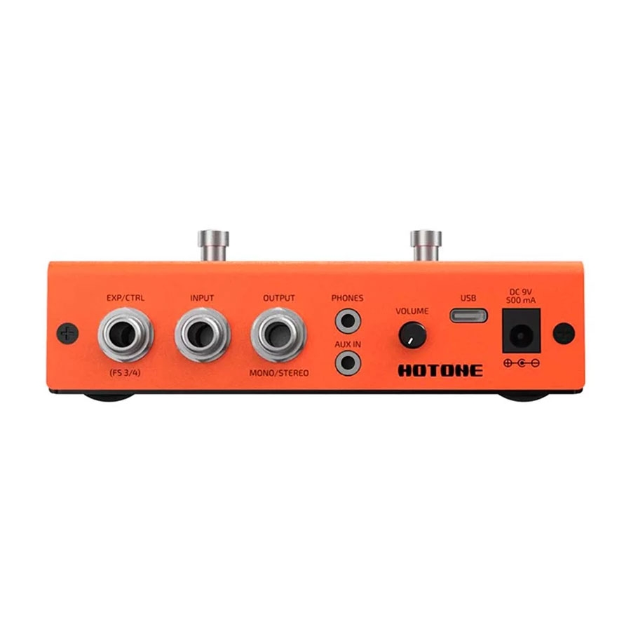 Hotone Ampero Mini MP-50OR Amp Modeler And Effects Processor - Orange