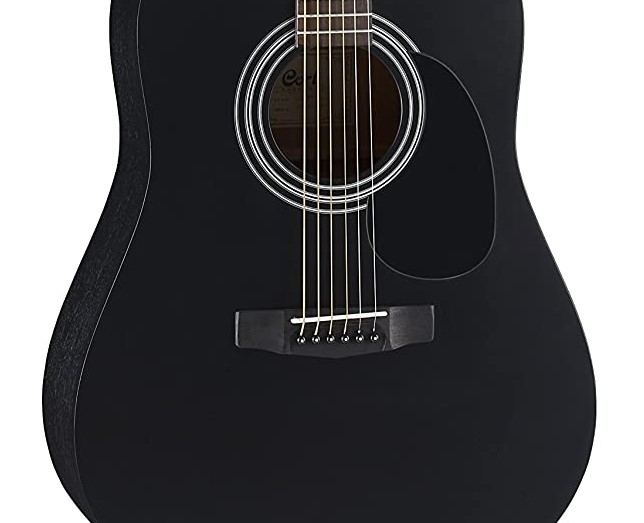 Cort AD810 Standard Dreadnought Guitar - Black Satin