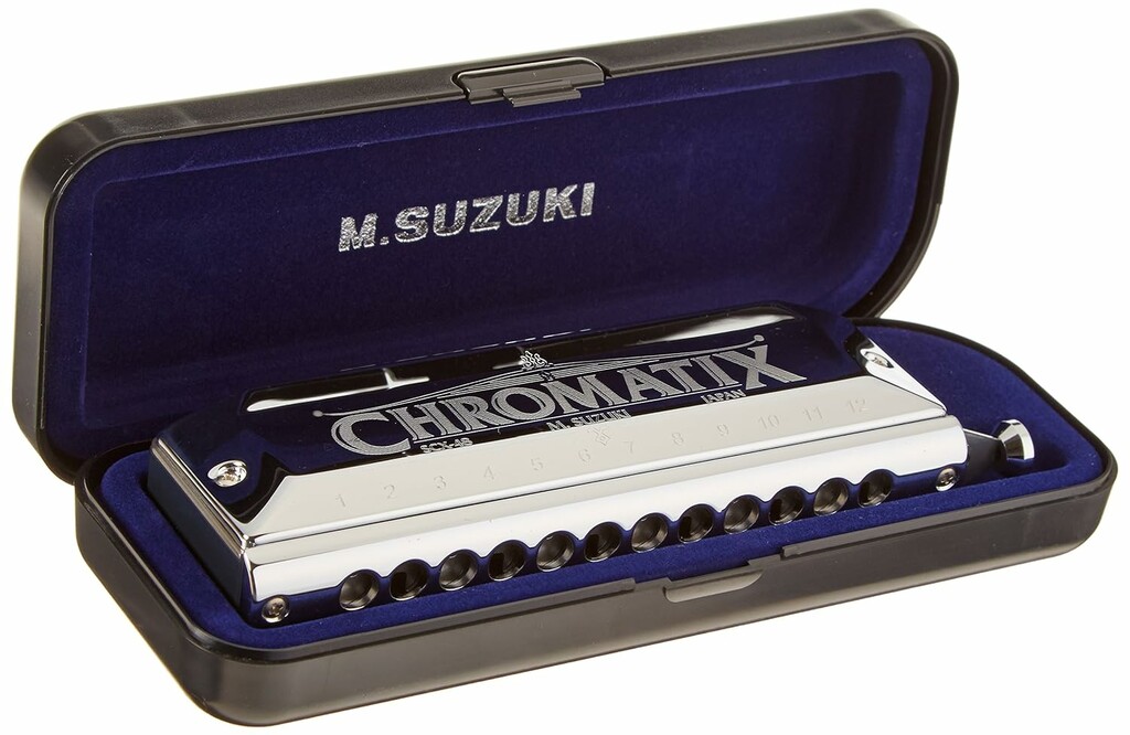 Suzuki SCX-48B Chromatix Series Harmonica Key-B 12 Hole