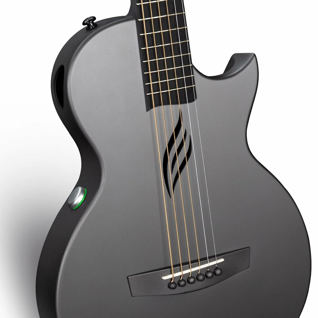 Enya Nova GO SP1 Transacoustic Carbon Fiber Guitar - Black