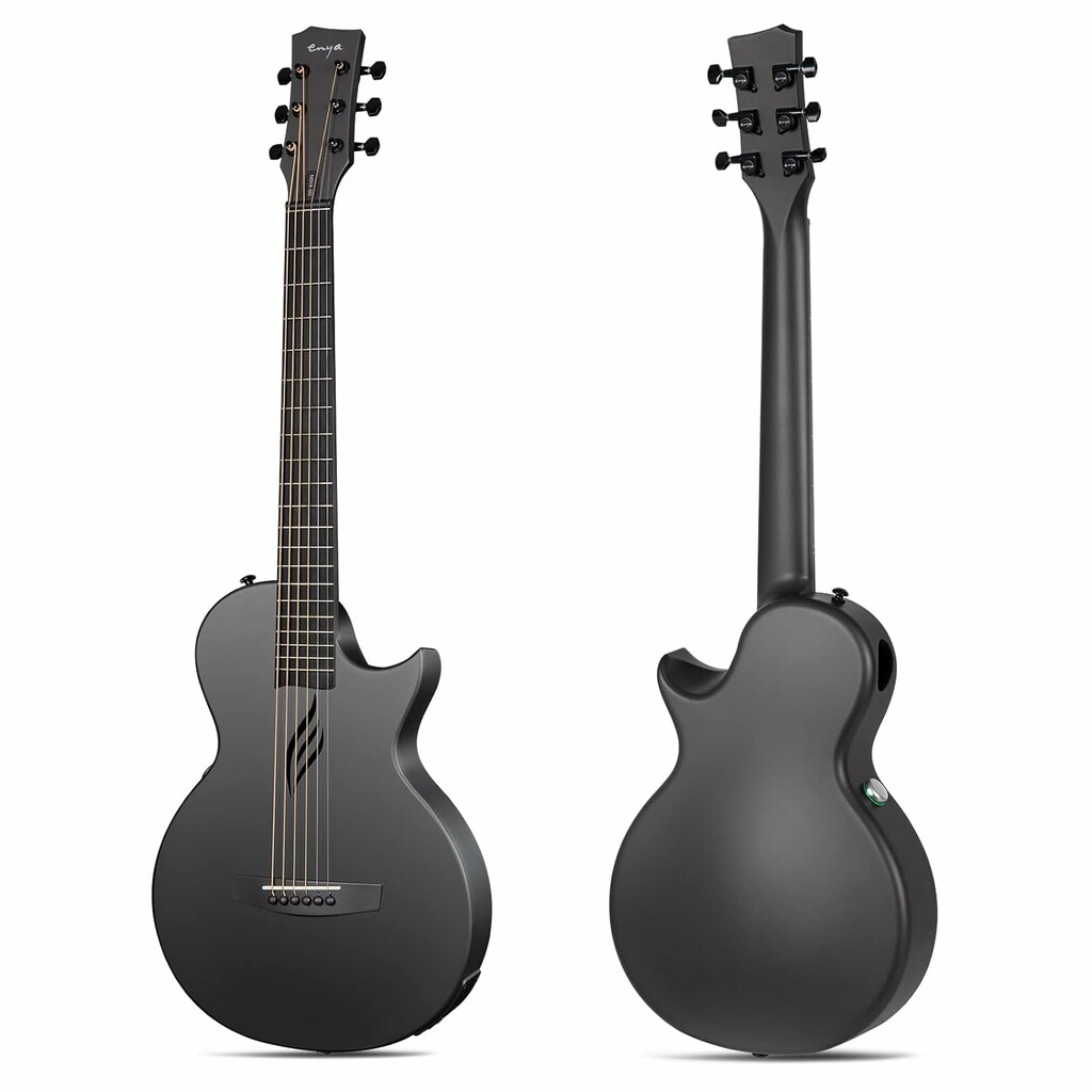 Enya Nova GO SP1 Carbon Fiber Acoustic Electric Guitar - Black