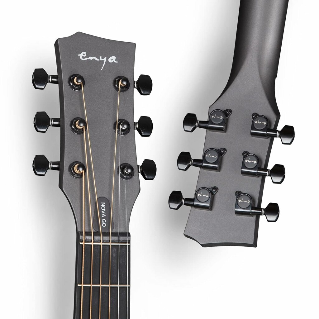 Enya Nova GO SP1 Transacoustic Carbon Fiber Guitar - Black