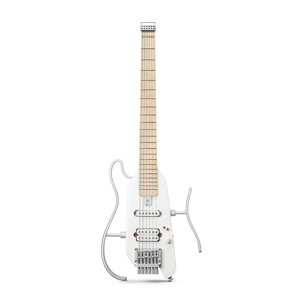 Donner HUSH X PRO Multi-Effects Electric Guitar For Travel - White
