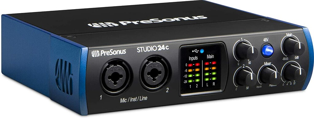 PreSonus Studio 24c USB-C Audio Interface (Open Box)