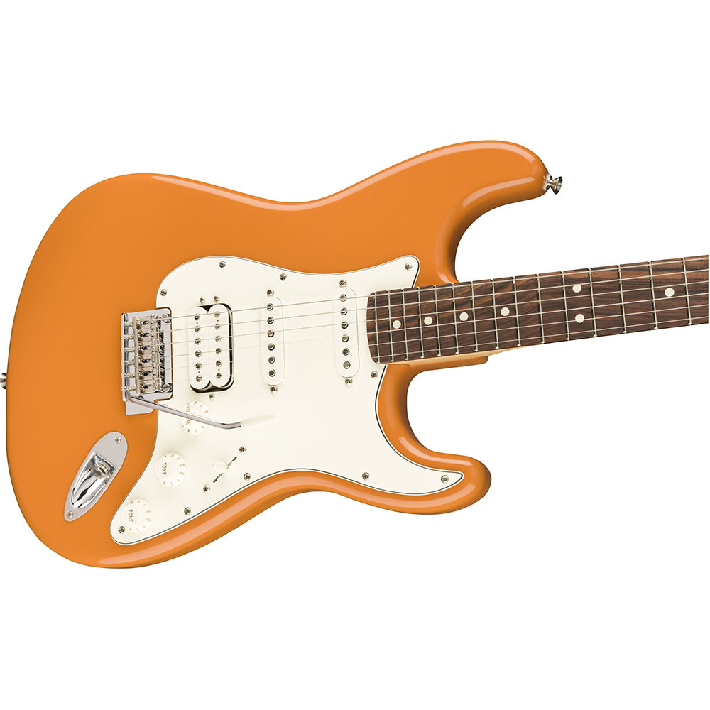 【苫小牧バナナ】新品同様 Fender Mexico Player Series Stratocaster HSS Capri Orange Pau Ferro MEX ストラト 付属アリ ピカピカの1本♪ 苫小牧バナナ】新品同様 Fender Mexico Player Series Stratocaster