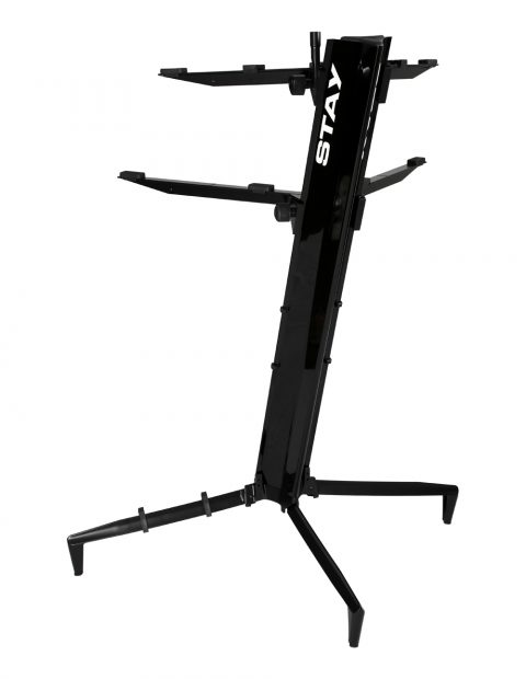 Stay Music Tower 1300/02 Double Keyboard Stand - Black