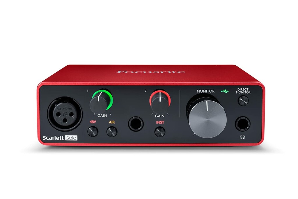 Scarlett Solo　第3世代 オーディオインターフェース Amazon.co.jp: Focusrite Scarlett Solo Studio 3rd Gen 第3世代