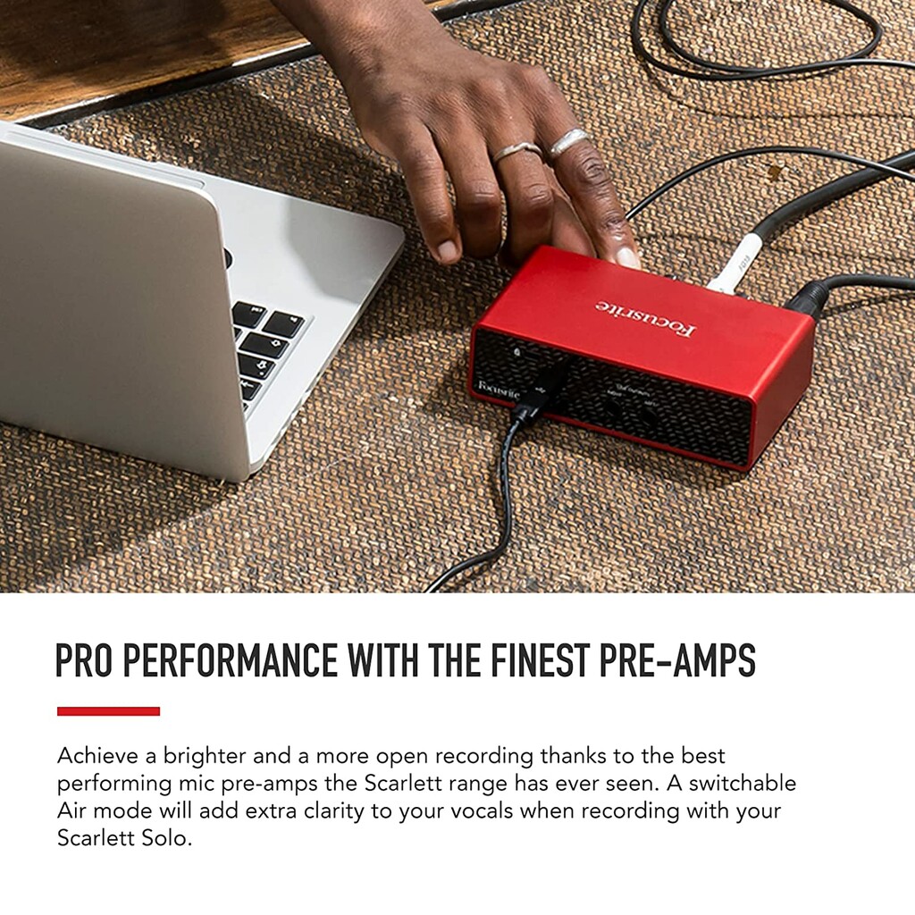 Focusrite Scarlett Solo Studio 3rd Gen Recording Bundle