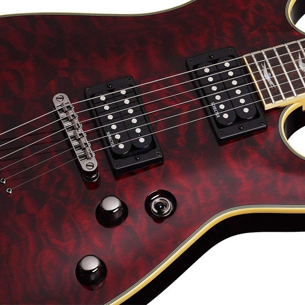 Schecter Omen Extreme-6 BCH 6-String Electric Guitar - Black Cherry