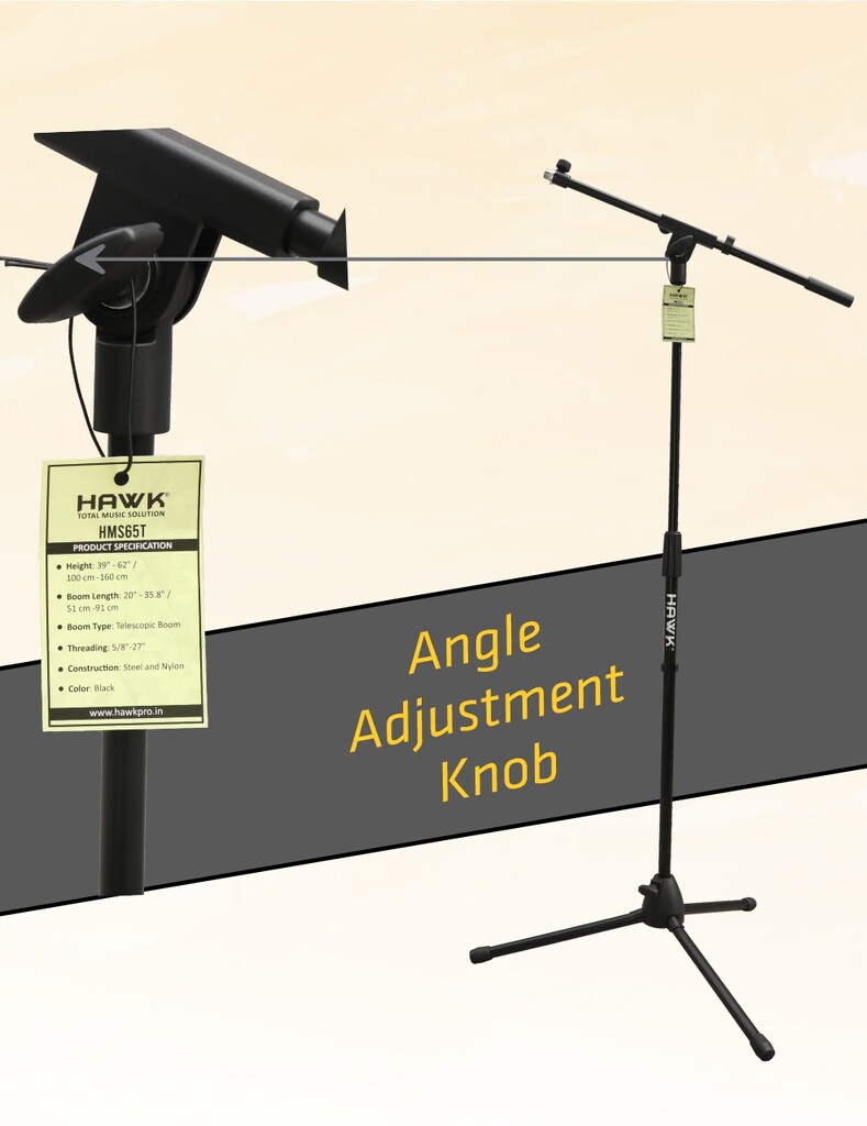 Hawk Proaudio HMS65T Tripod Mic Stand