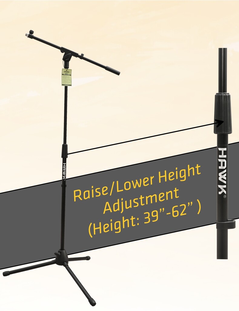 Hawk Proaudio HMS65T Tripod Mic Stand