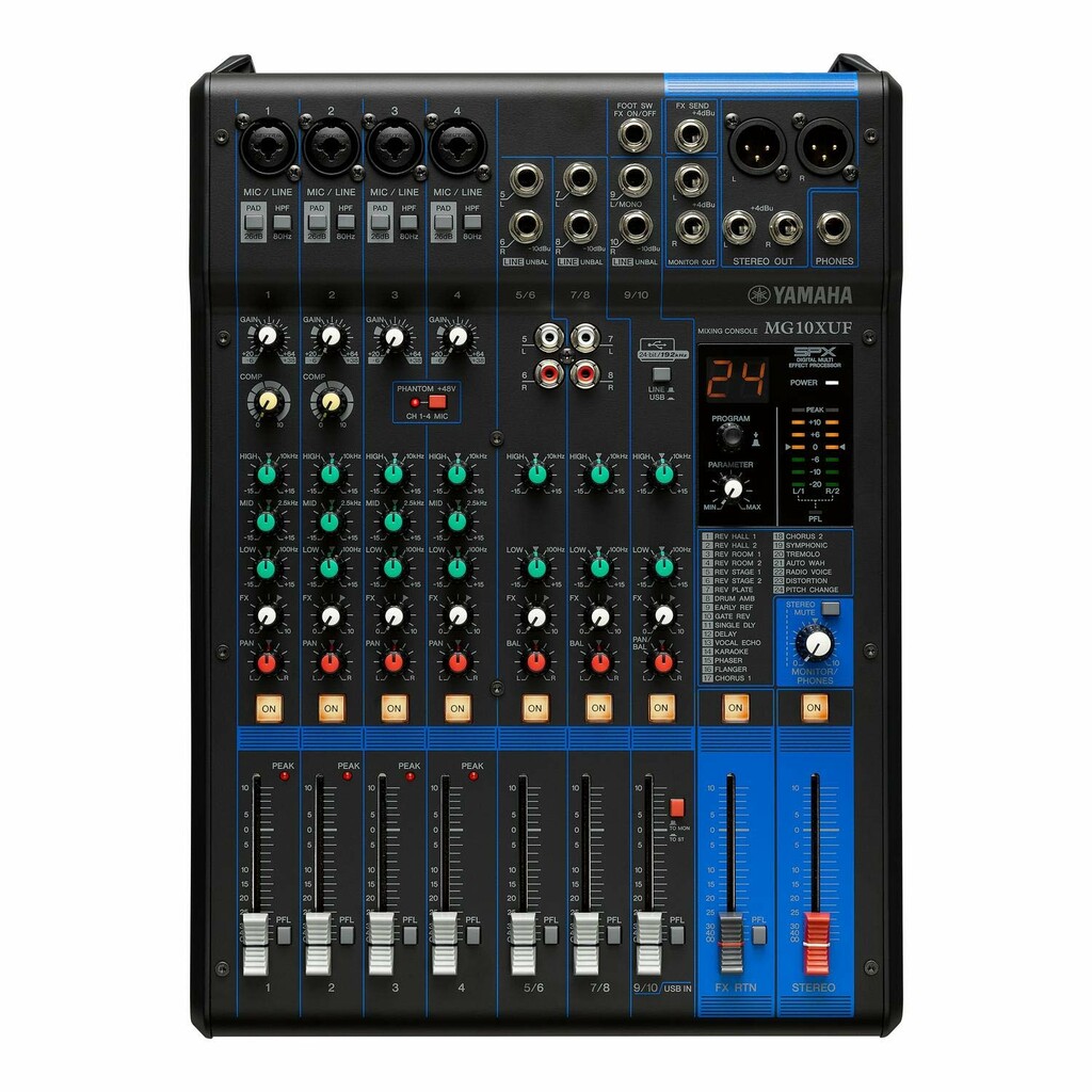 Yamaha MG10XUF 10-Channel Analog Mixer