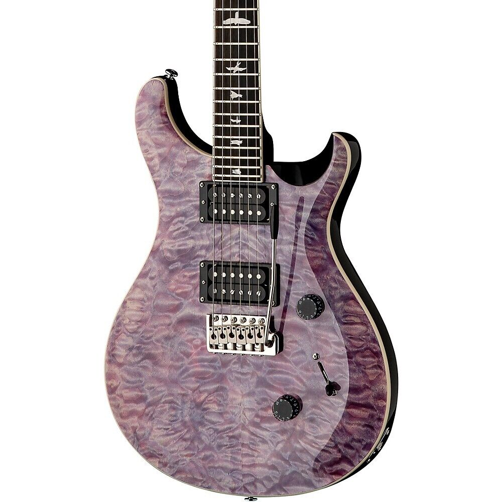 PRS SE Custom 24 Quilt Electric Guitar CU44QQEIBVI - Violet