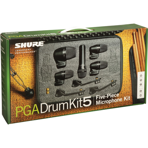 Shure PGADRUMKIT5 5-piece Drum Microphone Kit