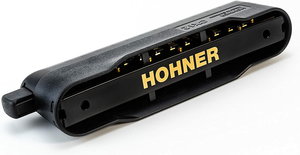 Hohner CX12 Black Harmonica - Key Of A