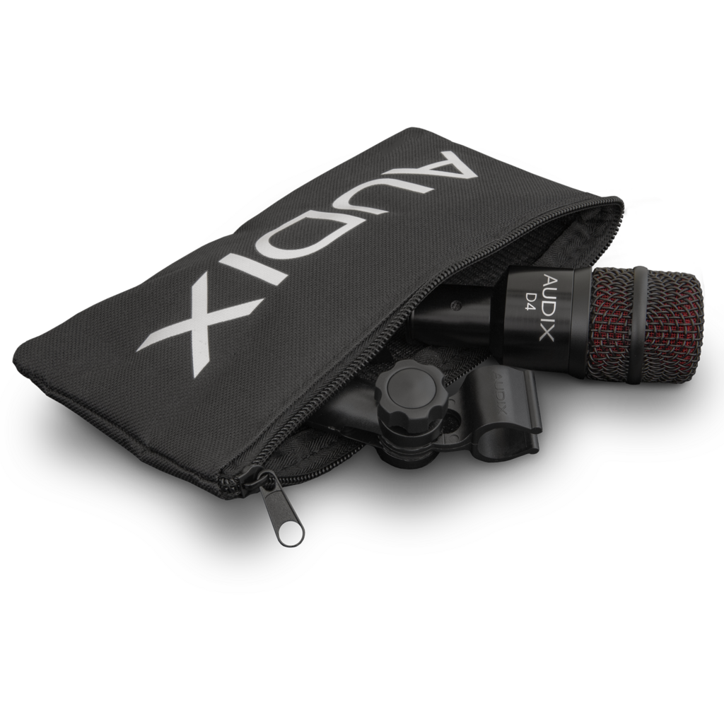 Audix D4 Hypercardioid Dynamic Instrument Microphone