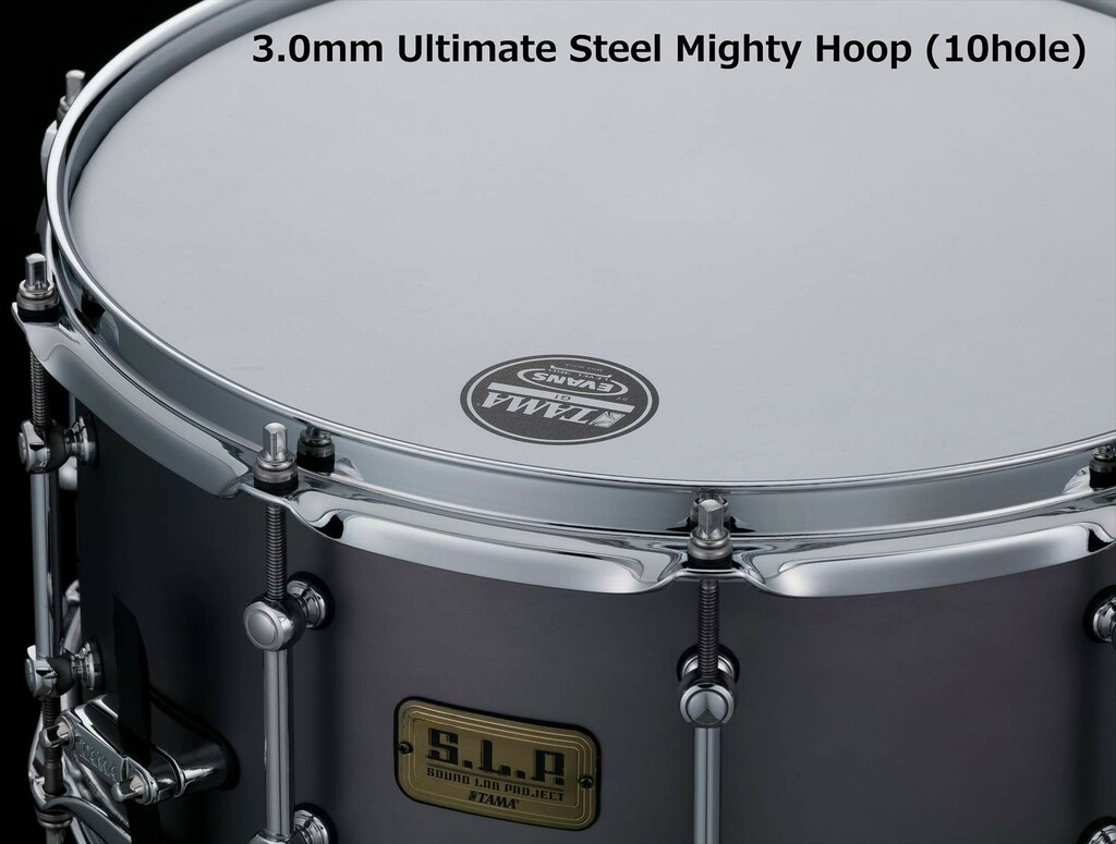 Tama LSS1465 S.L.P. Sonic Stainless Steel Snare Drum - 6.5 X 14 Inch