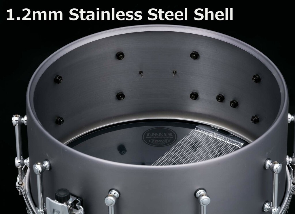 Tama LSS1465 S.L.P. Sonic Stainless Steel Snare Drum - 6.5 X 14 Inch