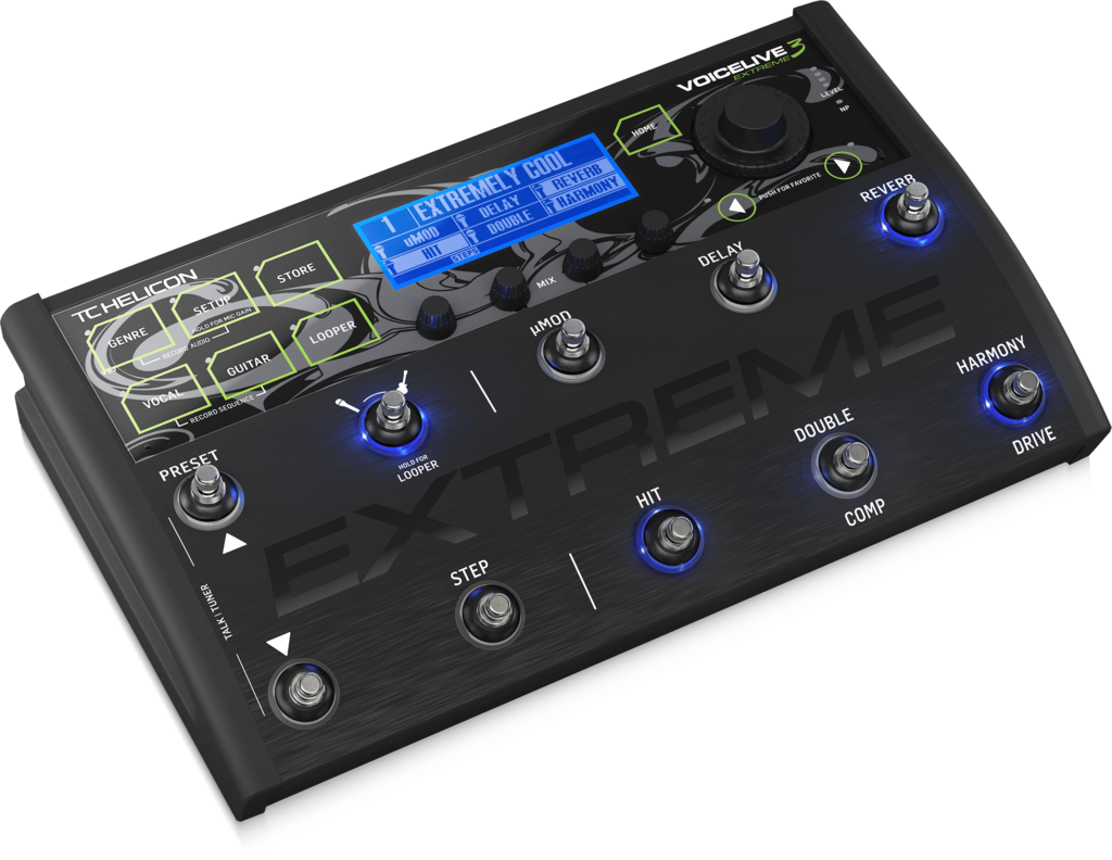 TC-Helicon VoiceLive 3 Extreme Guitar And Vocal Effects Processor