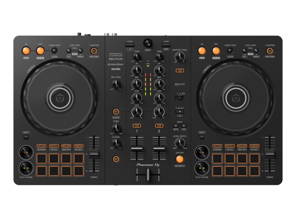 Pioneer DJ DDJFLX4 2deck Rekordbox And Serato DJ Controller