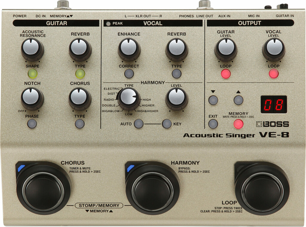 Boss VE-20 Vocal Effects Processor