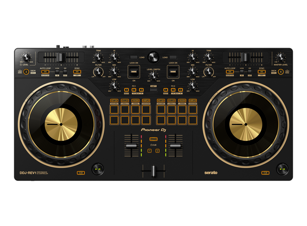 Pioneer DJ DDJ-REV1-N Gold Scratch-style 2-channel DJ Controller 