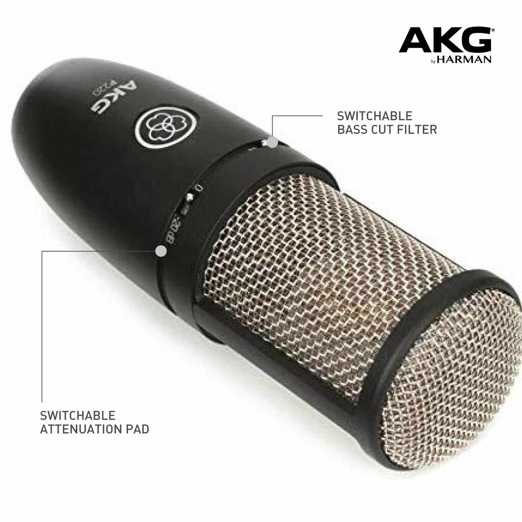 AKG P220 High-performance Large Diaphragm True Condenser Microphone